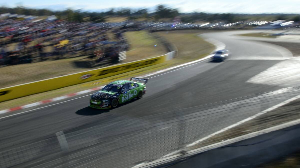 Action from this year's V8 Supercars at Symmons Plains in March.