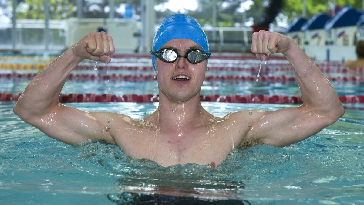 Aran Miller aims to do well at the Down Syndrome World Swimming Championships in Mexico.  Picture: NEIL RICHARDSON
