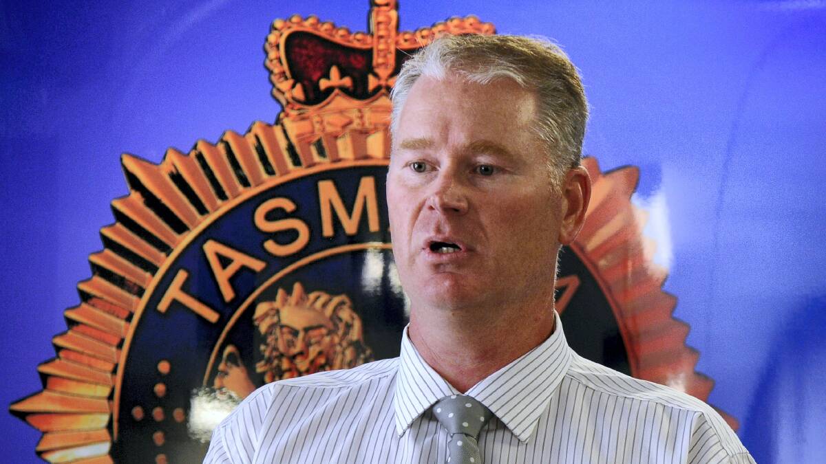 Northern CIB’s Detective Inspector John King details the drug haul yesterday.
