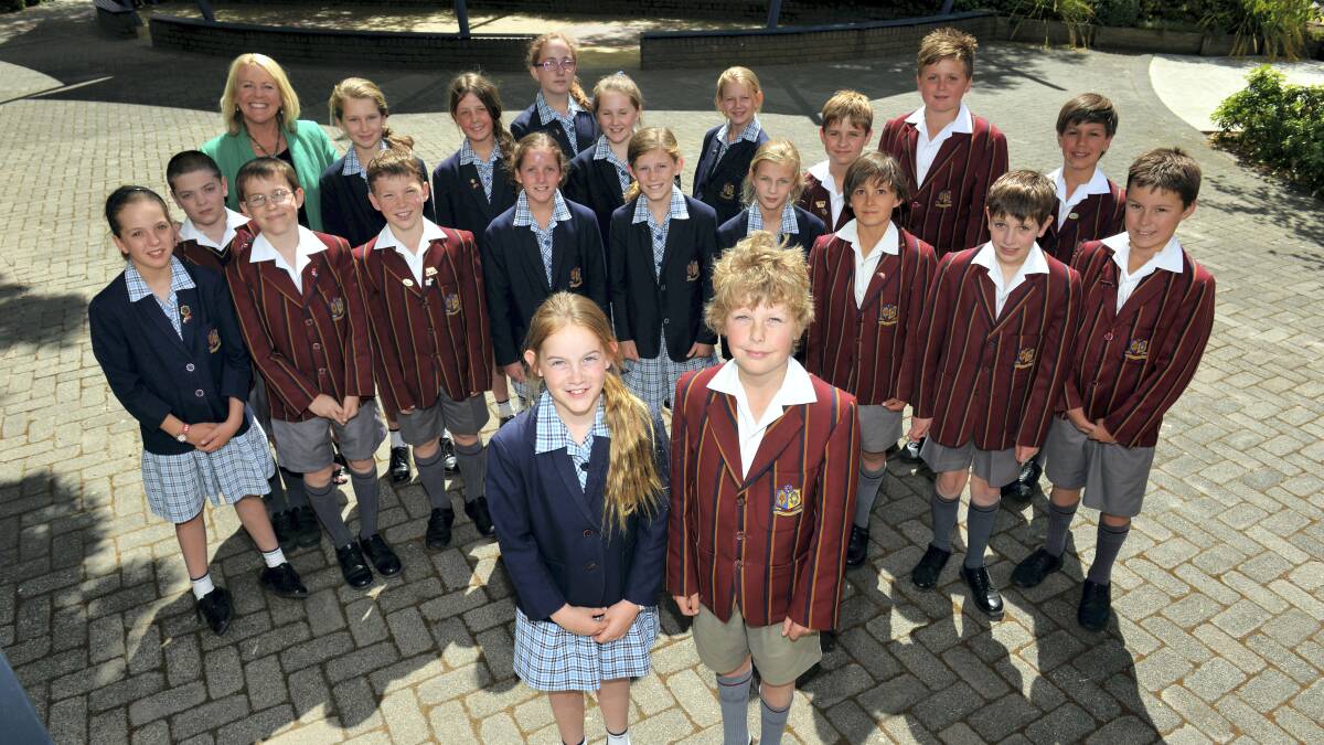 Grade 5 Scotch Oakburn pupils Lucy Chesterman and Theo Wolfhagen  will plant a tree with Chinese President Xi Jinping in Hobart today.