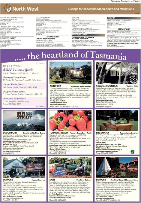 Tasmanian Travelways - April/May 2016