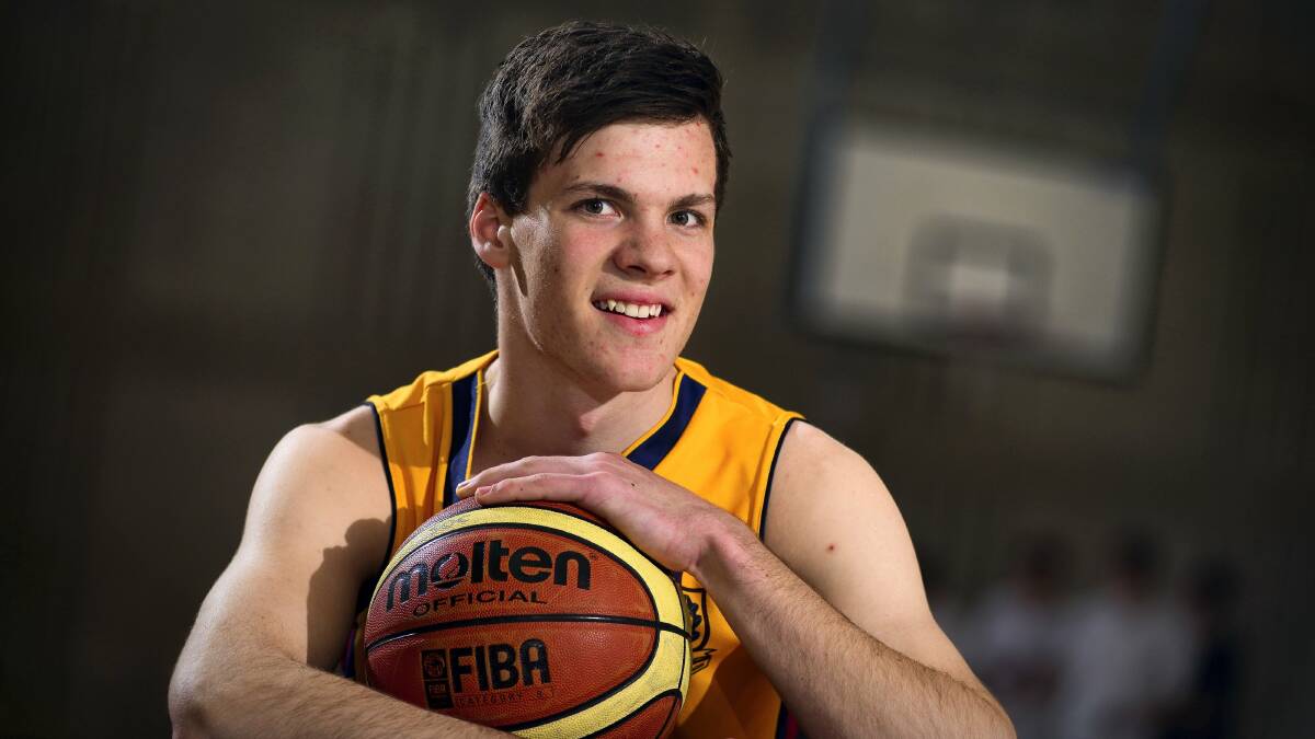 Scotch Oakburn College basketballer Gabe Hadley, who has played  against teams from across the world in front of scouts from the NBA. 