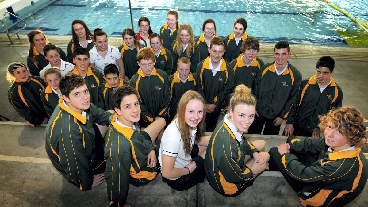 Northern members of the state swimming team to compete at the school titles in Melbourne 