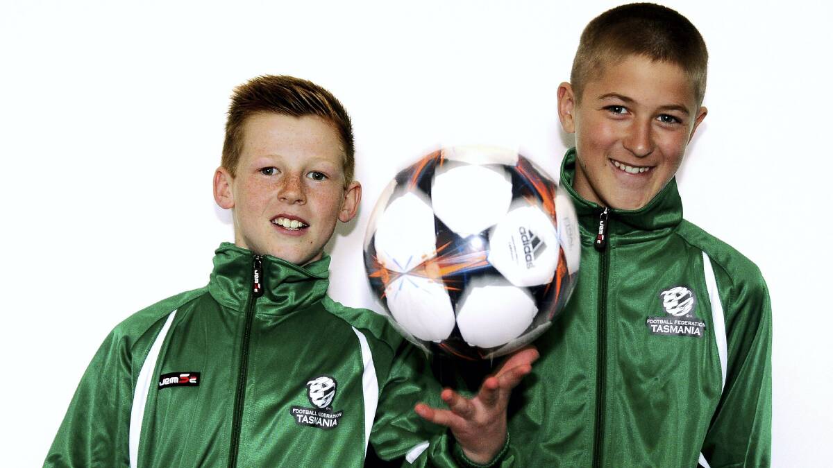 Soccer players Fletcher Fulton and Dylan Pearce are heading to South Korea to  represent the state and country at the Gyeongju International Youth Football Tournament.