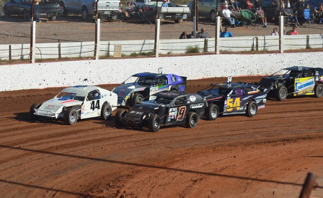 A Findon man has died after a collision with a vehicle during a speedway event in Whyalla. Picture: The action at Westline Speedway during an event in January.