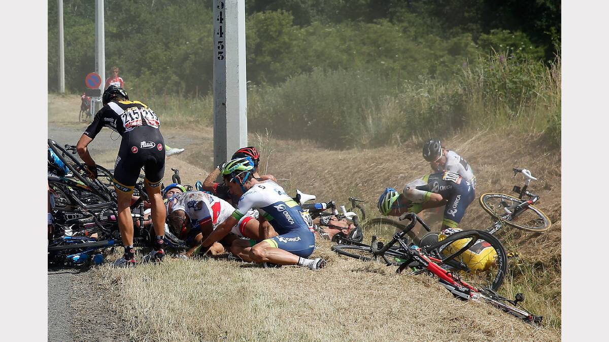 Seeing crashes in the Tour de France can mess with your head