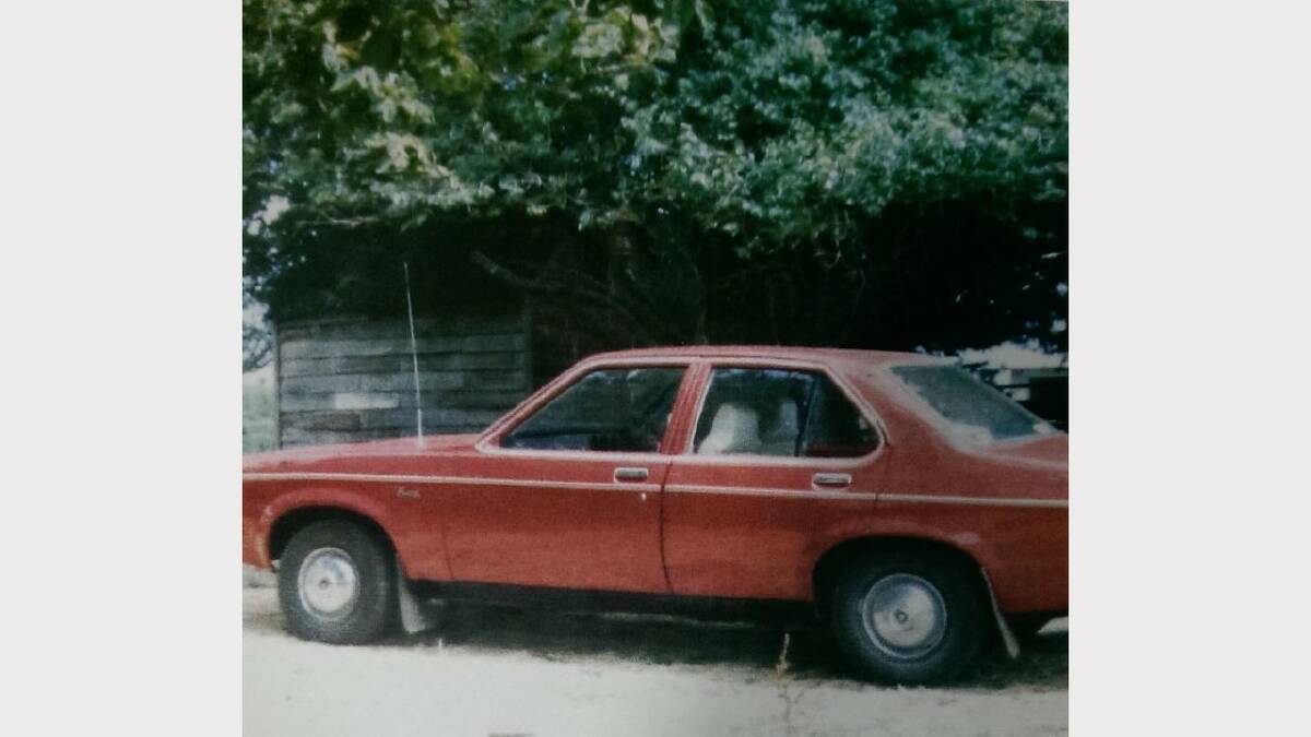 Ms Geertsema's 1977 red Holden Sunbird.