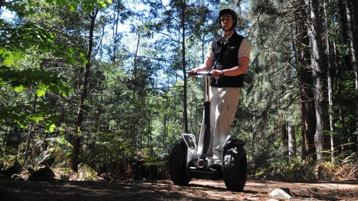 THE Launceston City Council is investigating whether to allow motorised Segways - like these in use at Hollybank - to be used in parts of the city.
