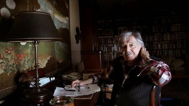 Australian composer Peter Sculthorpe. Photo: Louise Kennerley