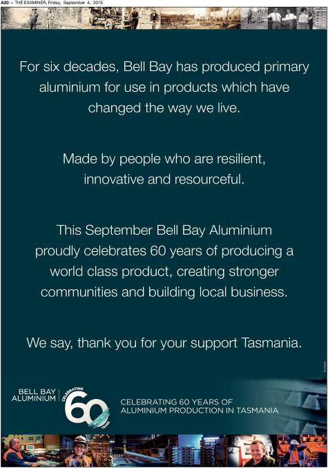 Bell Bay Aluminium 60th Anniversary