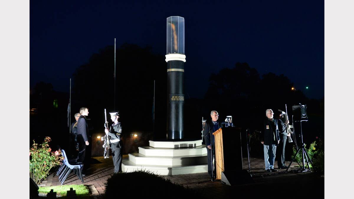 George Town's Anzac Day dawn service and breakfast. Picture: MARK JESSER.