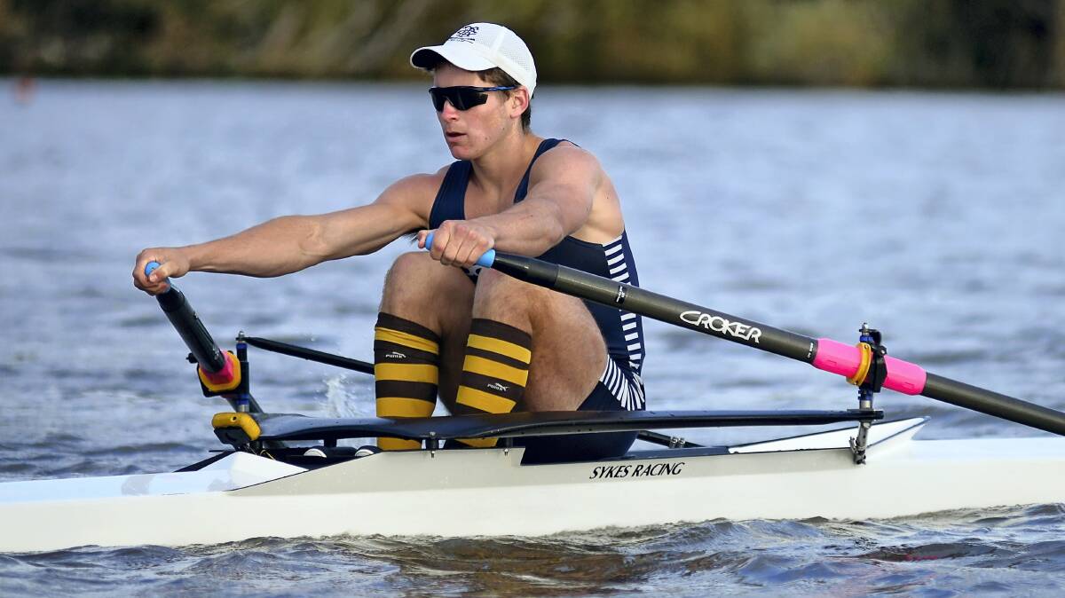 Tamar Rowing Club’s Henry Youl, who won open oarsman of the year.