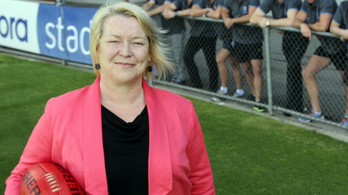 Hawks president Michelle Strickland was keeping her cards close to her chest on the club’s future, which was discussed behind closed doors at Aurora Stadium.