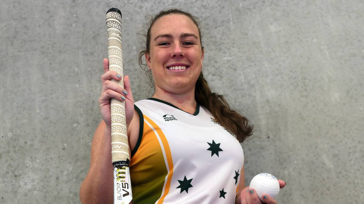 Former Launceston City hockey player Courtney Pearson has been selected in the under-21 Australian Country team. Picture: PAUL SCAMBLER