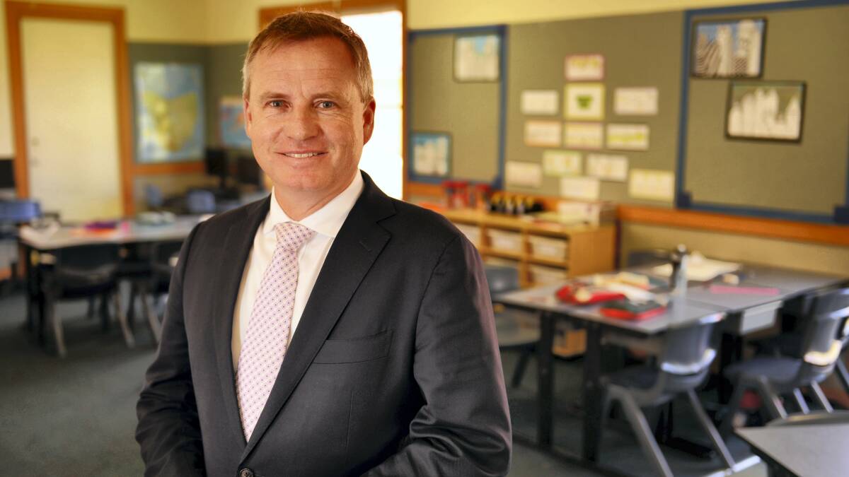 Education Minister Jeremy Rockliff says now is the time to rebuild Tasmania’s education system. 