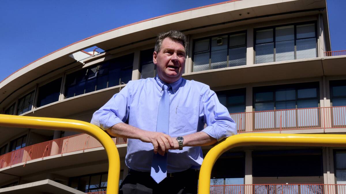 Devonport Mayor Steve Martin speaks out about Mersey Hospital plans and funding. Picture: NEIL RICHARDSON
