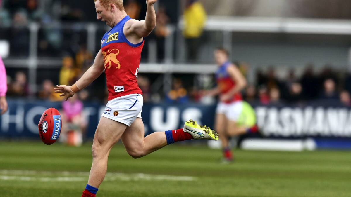 Josh Green starred as his Lions upset the Western Bulldogs on Saturday. Picture: GETTY IMAGES