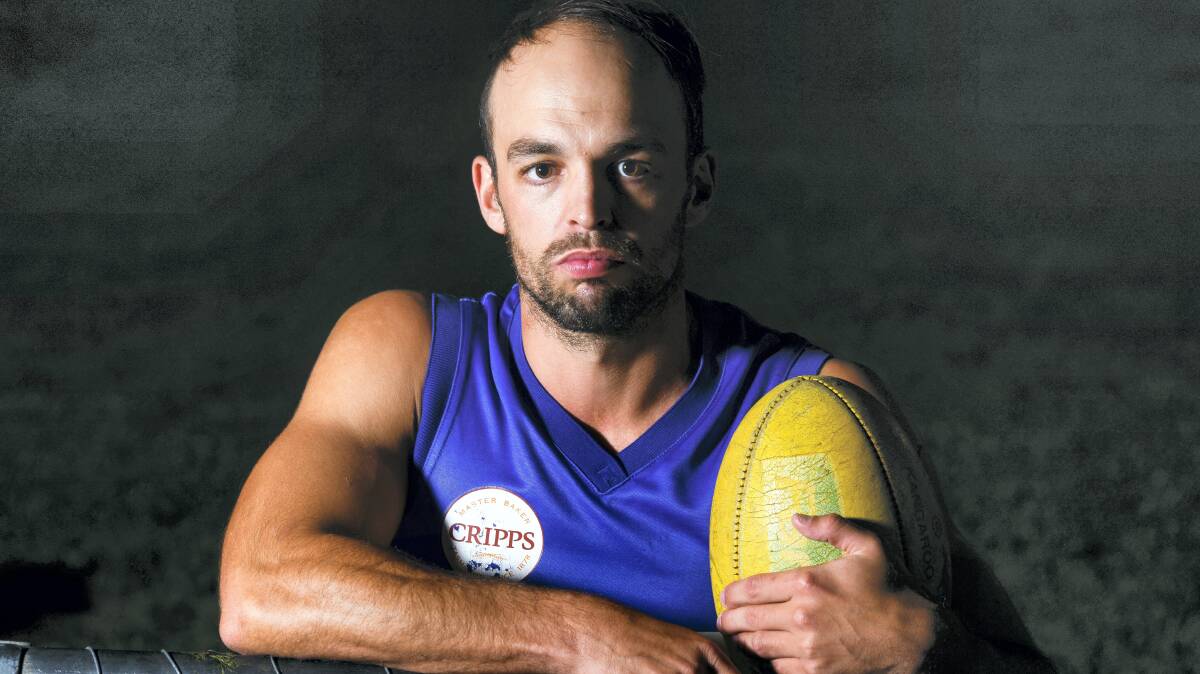 South Launceston's Darren Crawford has started the NTFA season with a bang, kicking 21 goals in two games for the Bulldogs.  Picture: PHILLIP BIGGS.