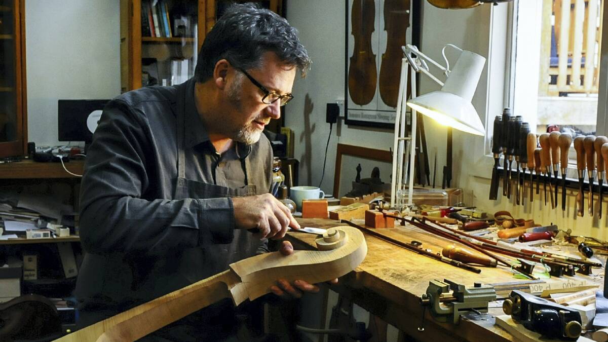 Philip Smith, of South Launceston, has made a prizewinning violin bow.