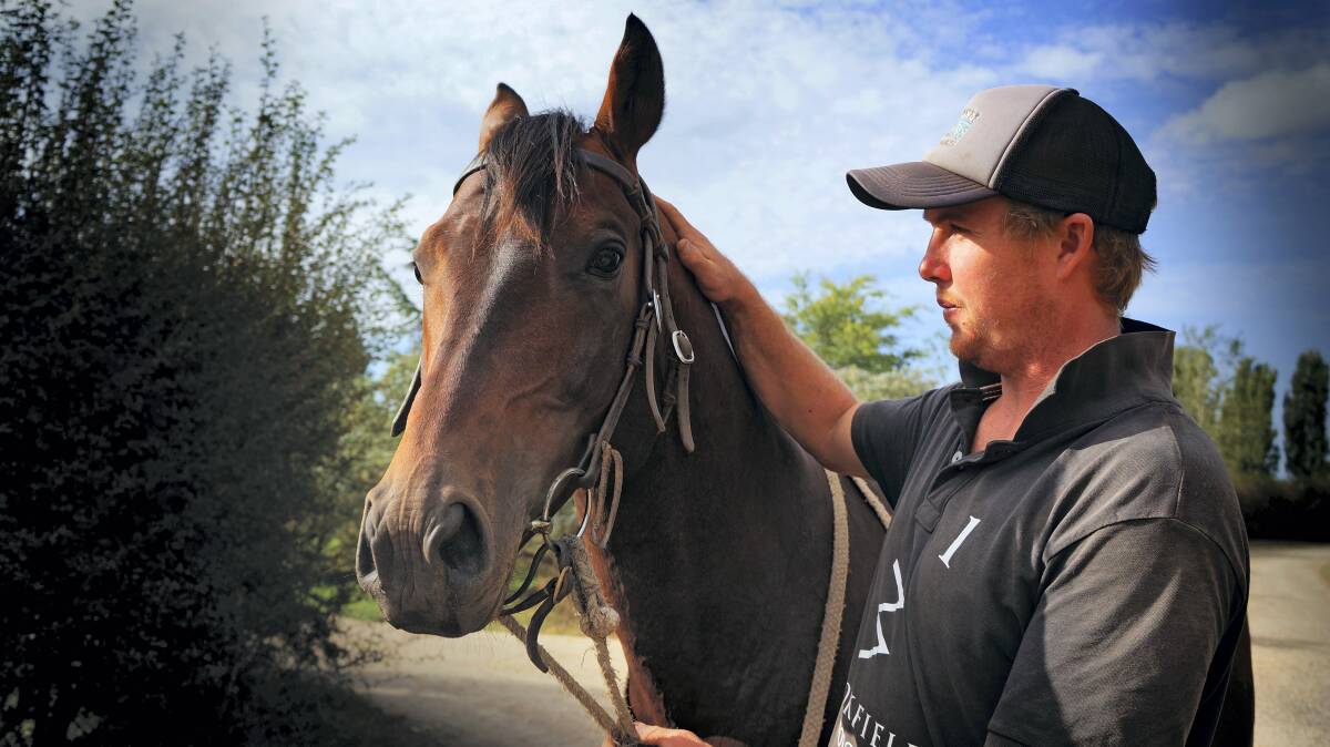 Longford's Aiden Nunn and his eight-year-old stallion, Barcoorah Gun Powder, will travel to NSW to compete in The Man From Snowy River competition next month. Picture: ZONA BLACK