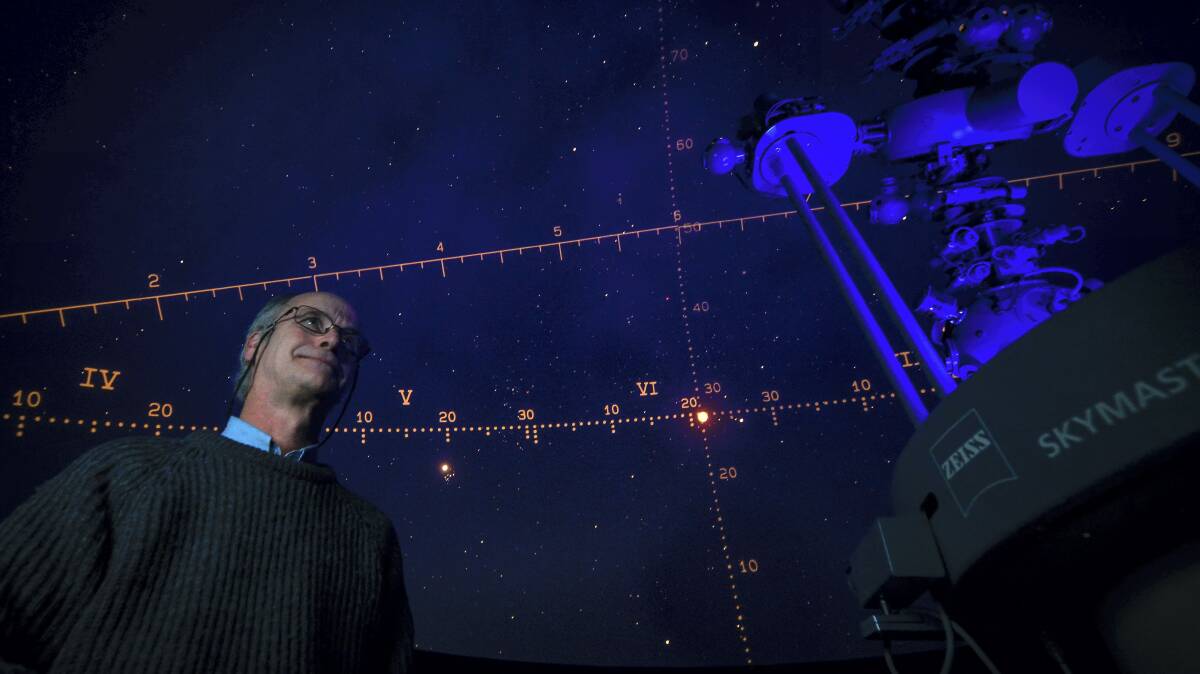 QVMAG Planetarium technical officer Chris Arkless explains why today is our shortest day. Picture: PHILLIP BIGGS