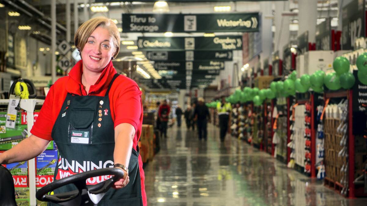 Bunnings North Launceston store manager Cheryl Heit is ready for the official grand opening on Friday. Picture: PHILLIP BIGGS
