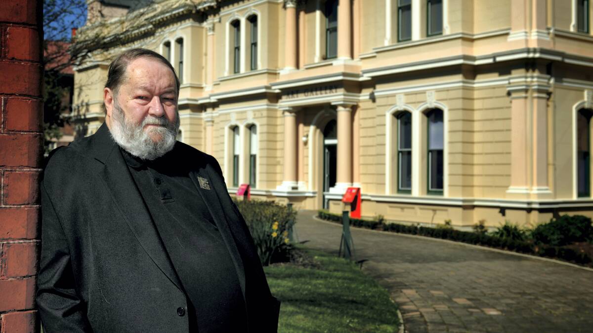  Arts advocate Ray Norman at the Queen Victoria Museum and Art Gallery at  Royal Park, where, he believes, change is not happening fast enough.  Picture: GEOFF ROBSON
