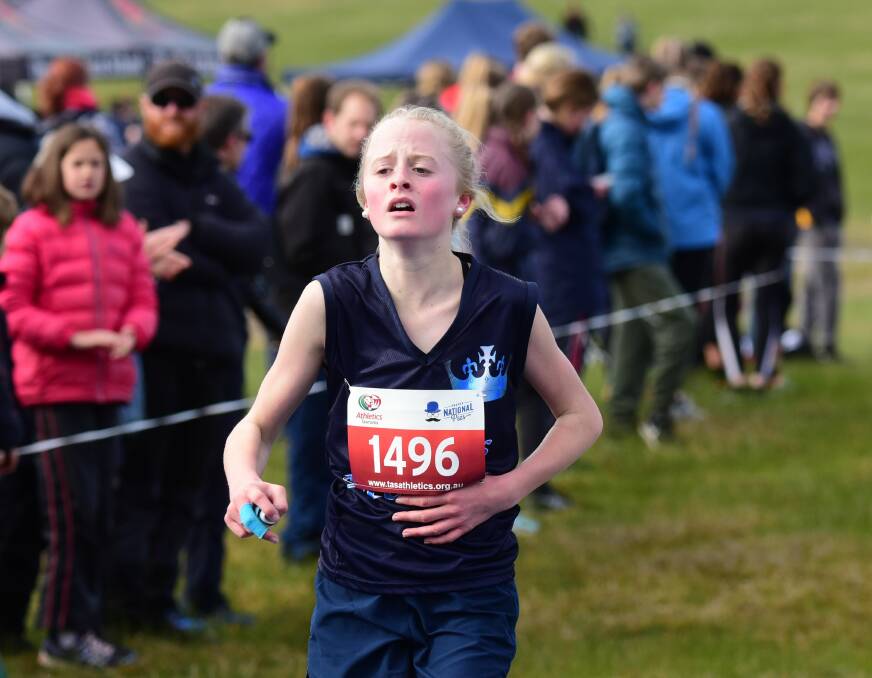 All rounder: Kings Meadows High School runner Abbie Butler has caught the eye in cross-country and on the track.