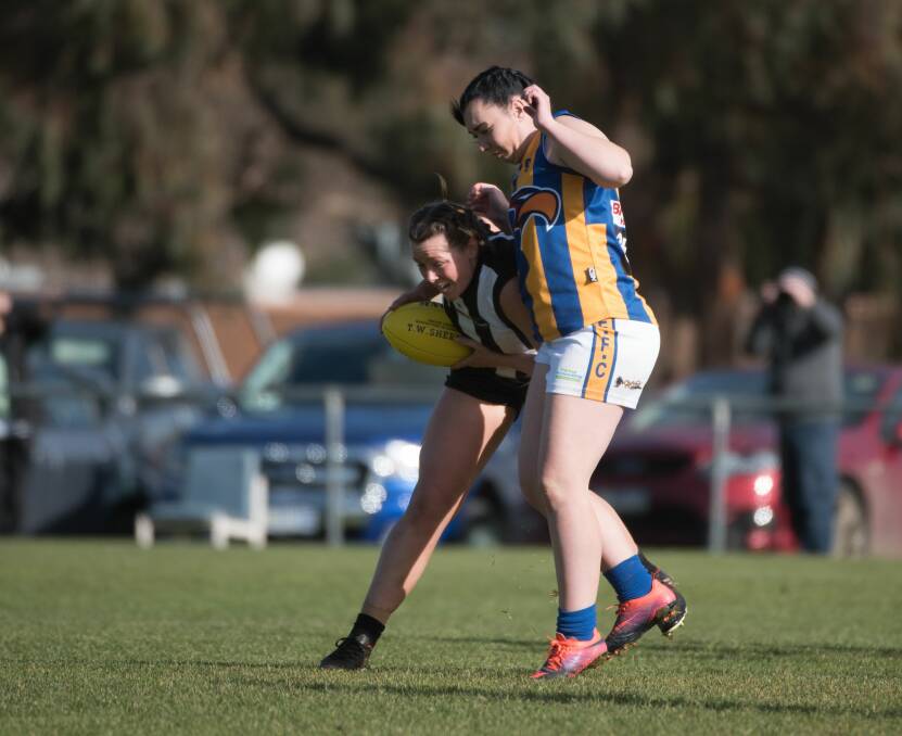 EMERGING FORCE: Action from this year's TWL North grand final between Evandale and Scottsdale.