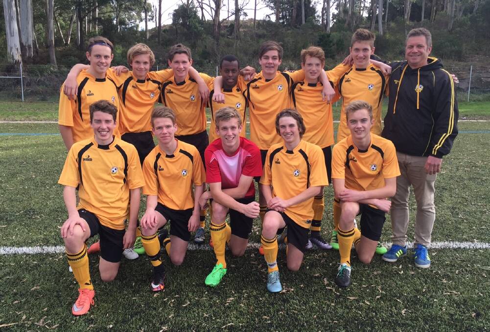 Golden grins: The NTJSA representative team heading to the Gold Coast this weekend.