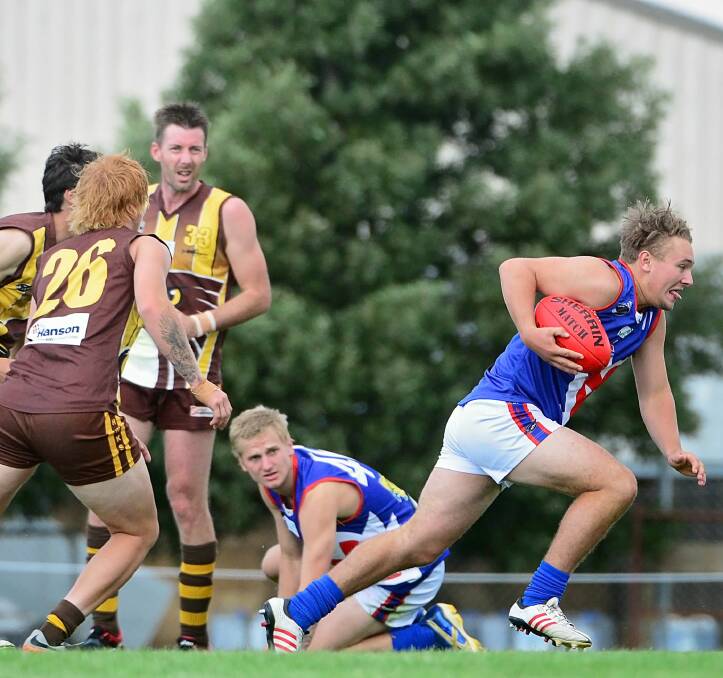 Up and running: Action from the match between Prospect and Lilydale at Prospect Park in March.