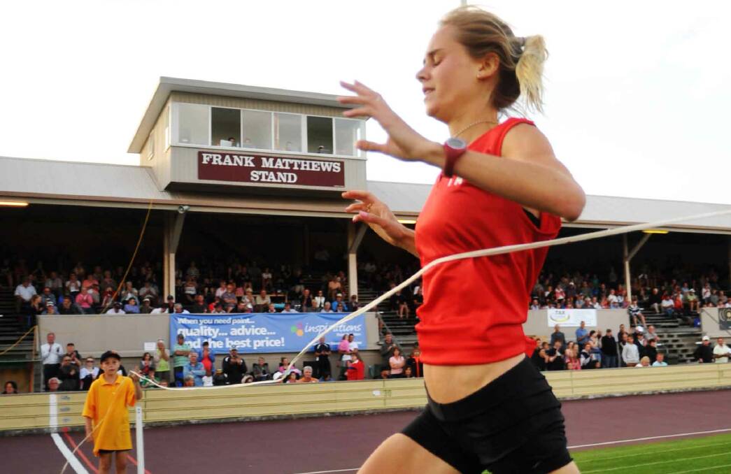 Homecoming: Milly Clark is no stranger to her home state, competing in the Tasmanian Christmas carnivals and winning the mile at Devonport in 2011.