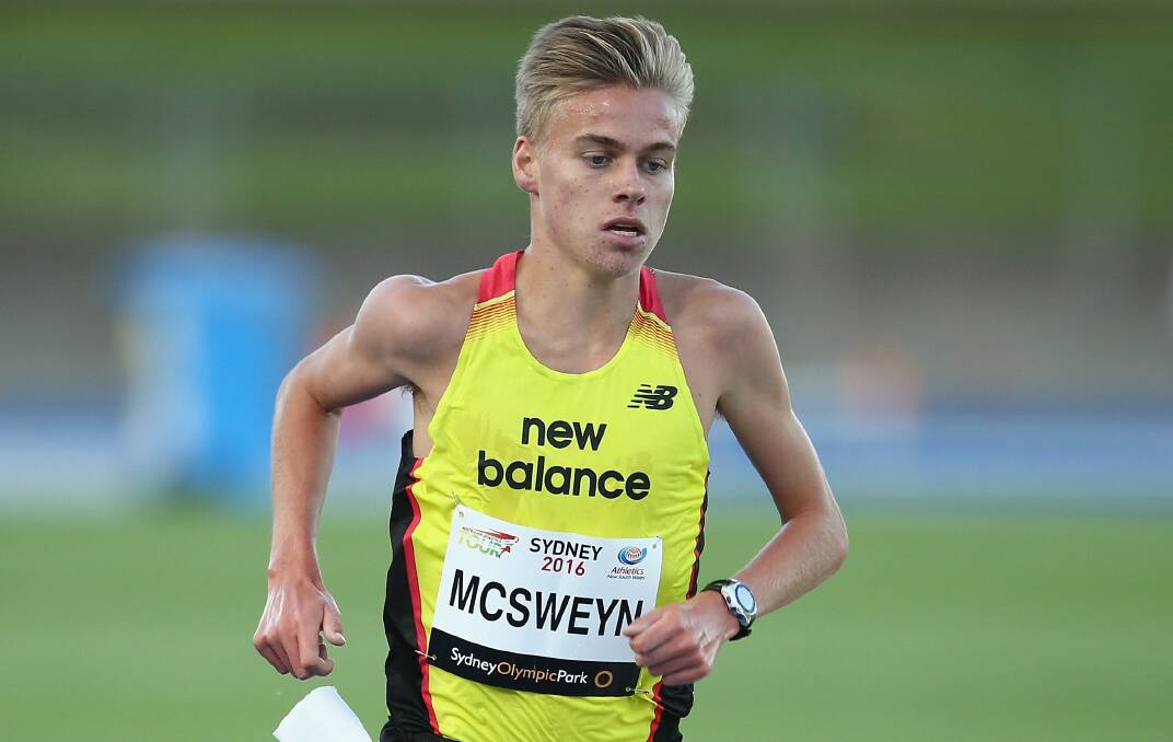 King Island runner Stewart McSweyn. Picture: Getty Images