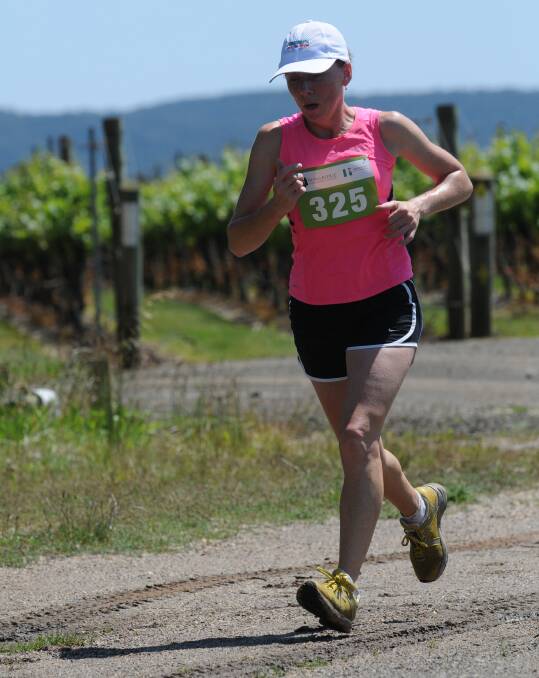 Long road: Vicki Ross was fastest female over the Newstead long course event this week.