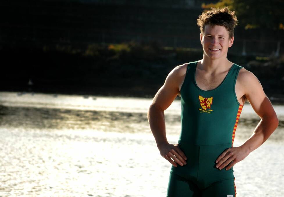 Europe-bound: Tamar rower Henry Youl.
