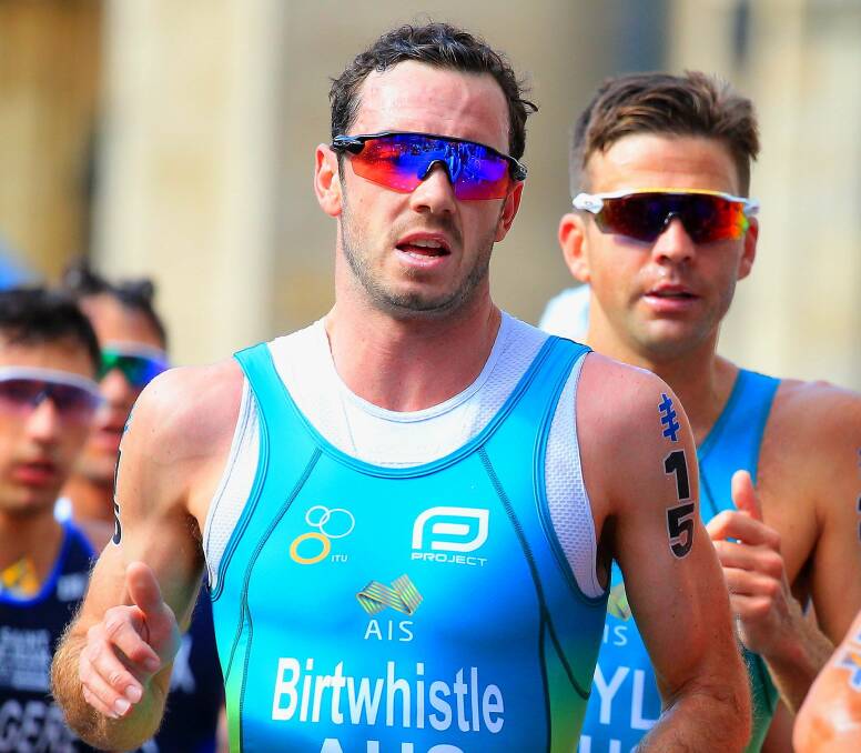 Focused: Tasmanian triathlete Jake Birtwhistle is ready for his biggest test of the year. Picture: Craig Hawkhead