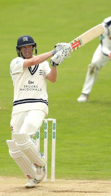 Scarborough flair: Longford's George Bailey in swashbuckling form for Middlesex against Yorkshire in the county championship in Scarborough. Picture: Getty Images