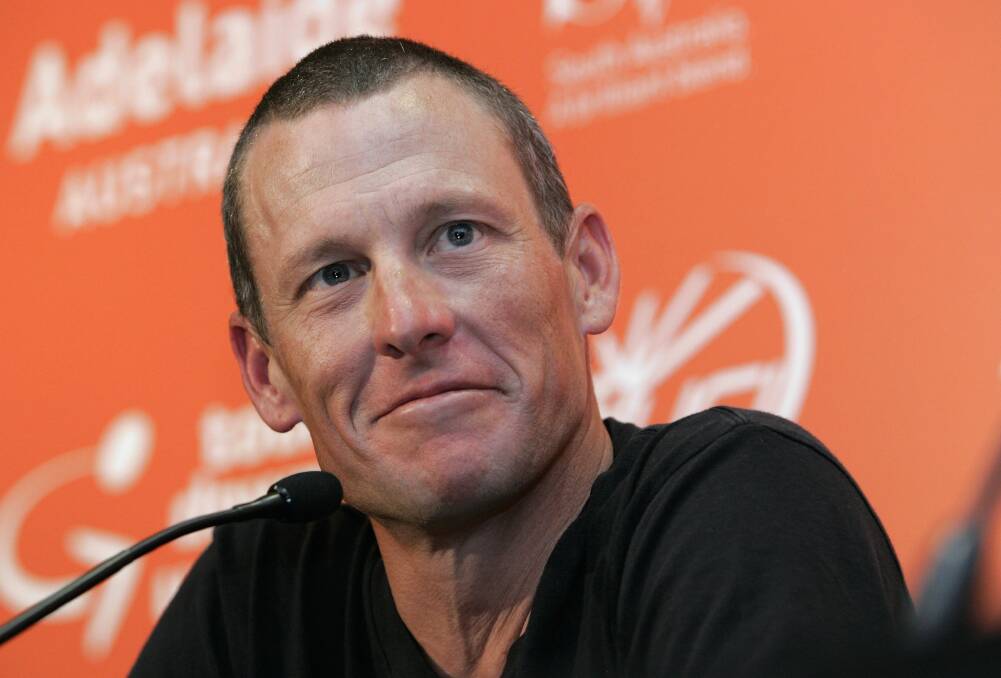 Arm wrestling: Lance Armstrong repeatedly lectured journalists on being too suspicious of cyclists.