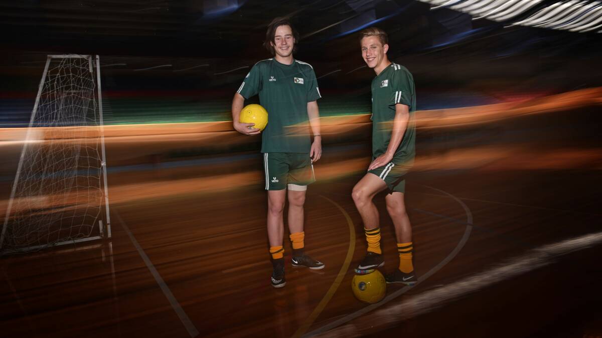 Fut race: Futsal is a well-established sport in Launceston with Zac Cross and Jarrod Linger among the players achieving state representation.