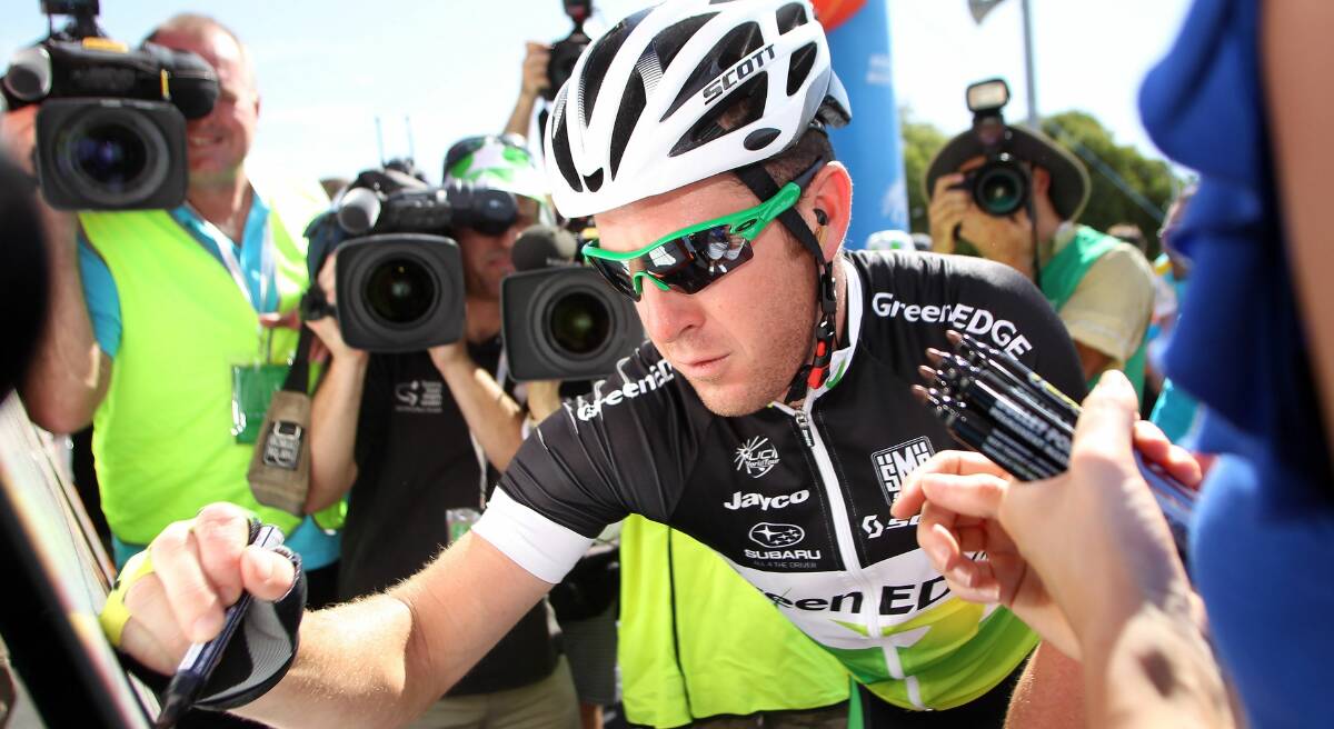Name game: At his peak, Matthew Goss was one of the most sought-after signatures in pro cycling. Picture: Getty Images
