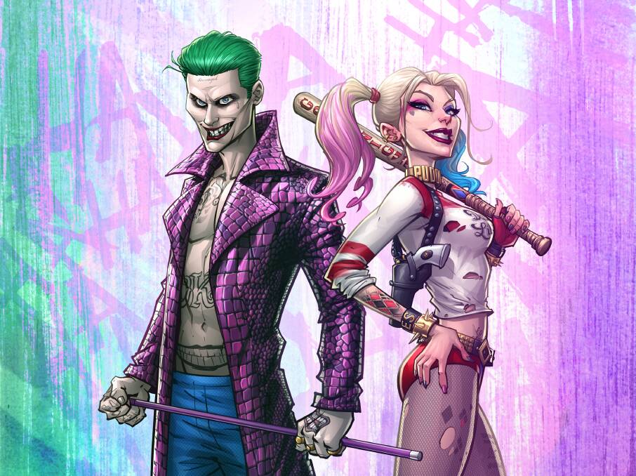 Joker and Harley Quinn, of the Suicide Squad.