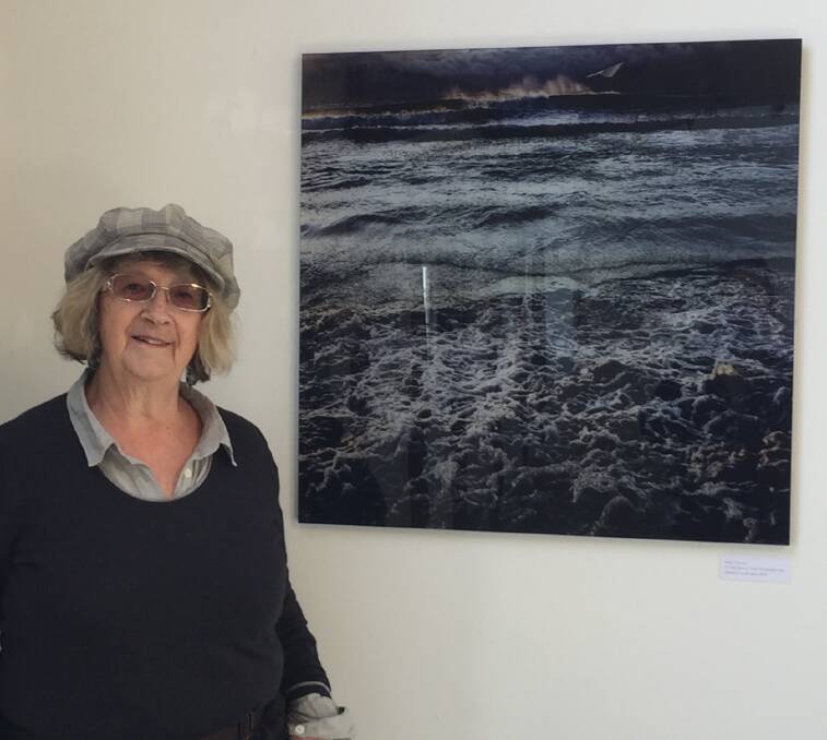 PHOTOGRAPHY: Artist Anne Connor showcases her work inspired by Denison Beach at Stillwater Gallery. Picture: Sarah Aquilina 