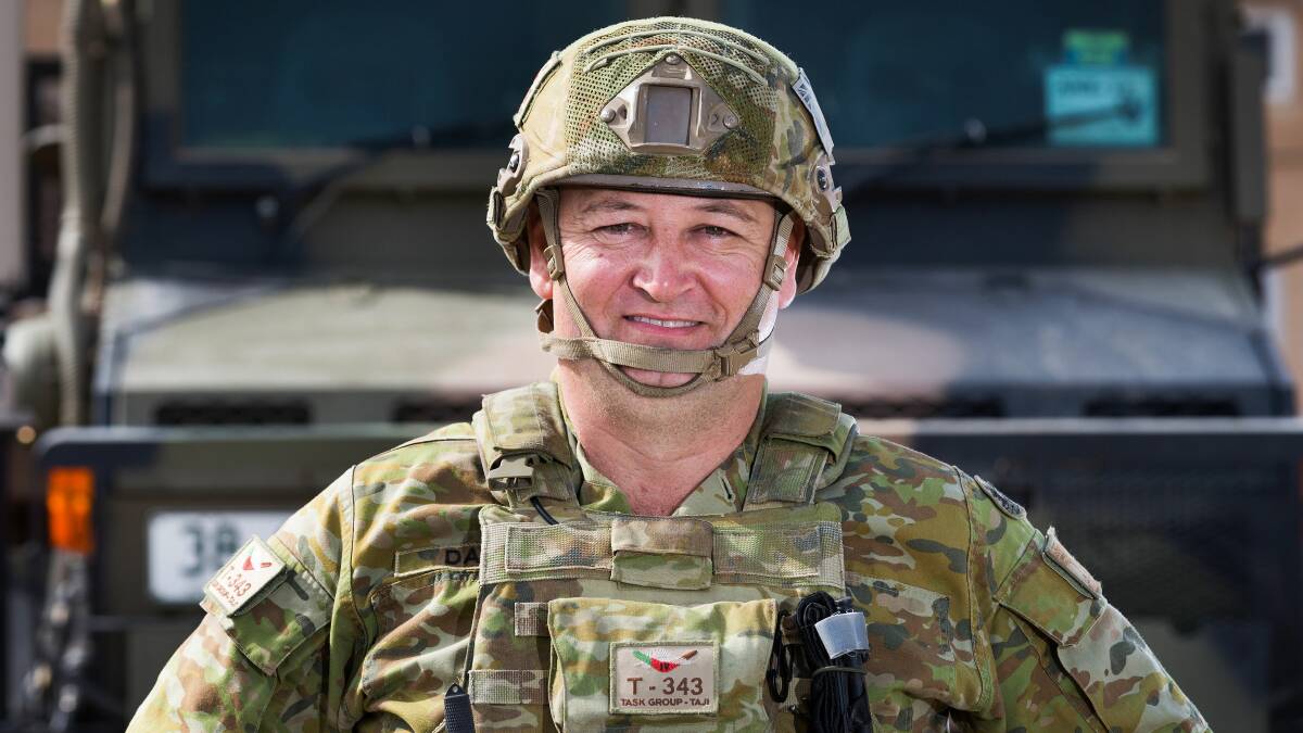 SERVING: Defence Force personnel, like Ricky Davies from Launceston, are training members of the Iraqi Security Forces to defeat the Daesh terrorist group.