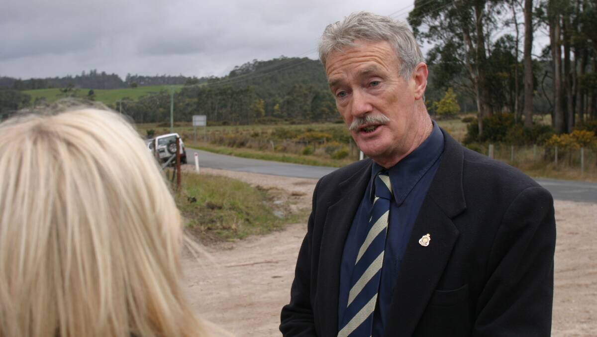 Western Tiers MLC Greg Hall, which is one of the electorates that will be redistributed under a new proposal.