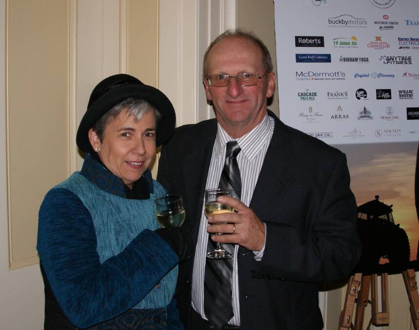 Rob and Jane Dent enjoy the fundraiser.