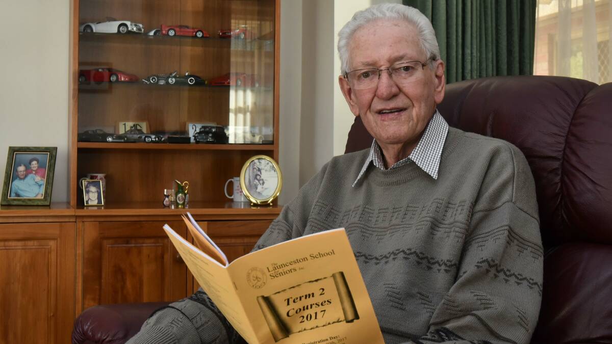 HONOUR: Youngtown resident Barry Lumley received an OAM in the Queen's Birthday Honours for his service to the Launceston School for Seniors. Picture: Neil Richardson