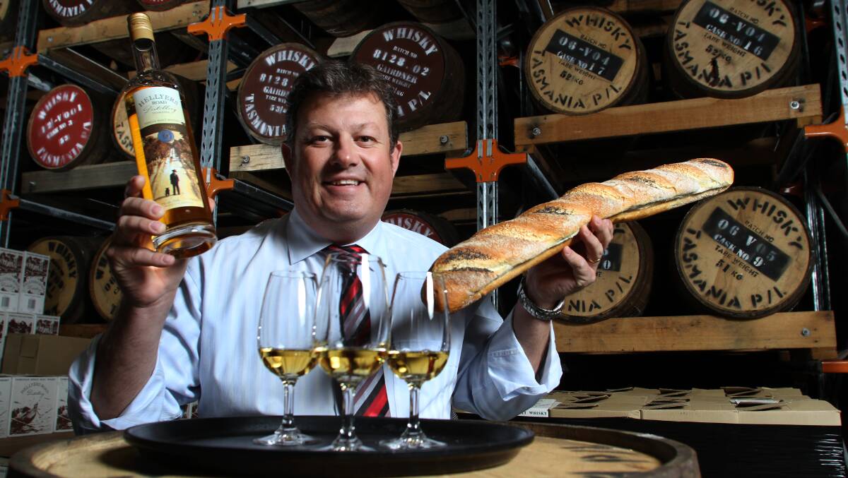 TOAST TO SUCCESS: Hellyers Road Distillery head distiller Mark Littler has capped off a successful inaugural Tasmanian Whisky Week with a "Founders Dinner" in Hobart. 