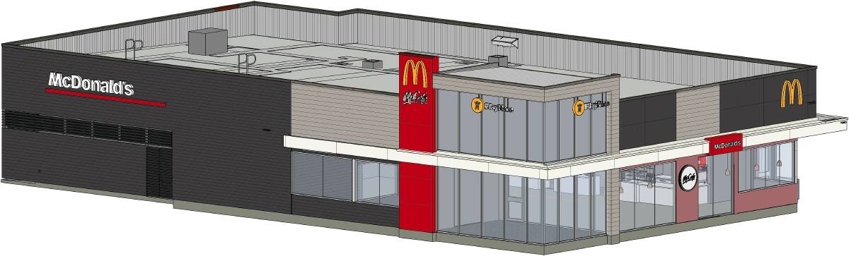 McDonalds has updated its development application to the City of Launceston for a re-vamp of its South Launceston store.