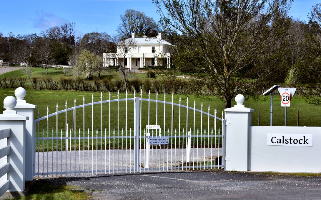 FOR SALE: Deloraine property Calstock was built in 1831 and has been used as a racehorse breeding stud, for cattle and as a sheep fattening farm. Picture: Neil Richardson
