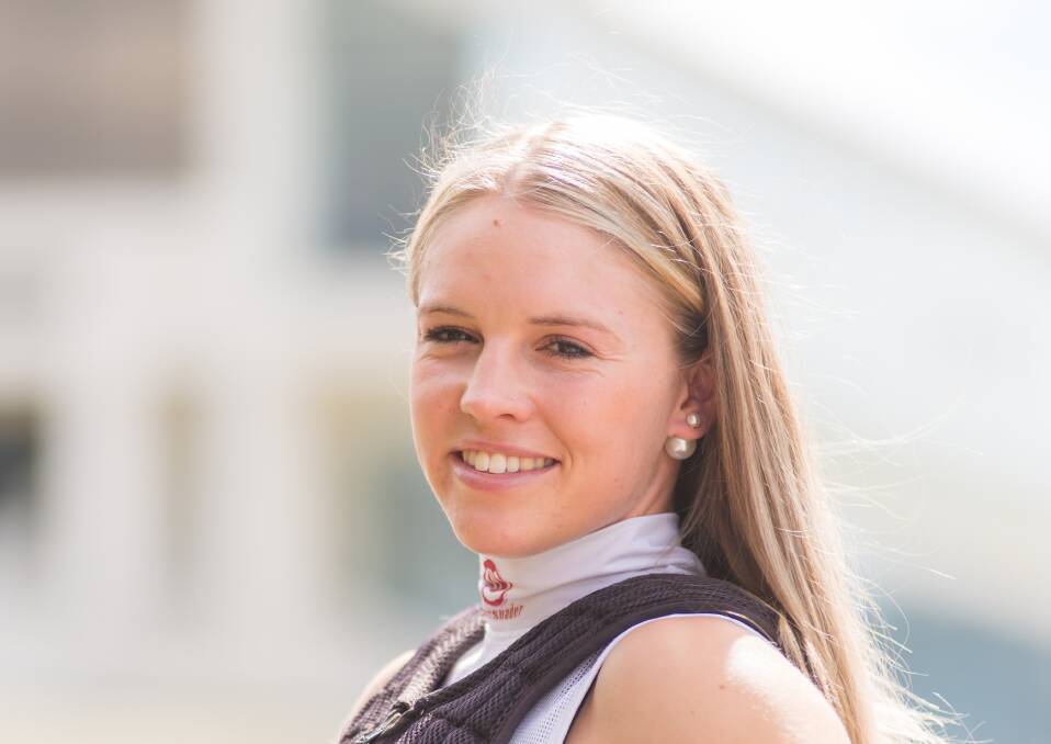 On track: Tasmanian apprentice Raquel Clark will represent SA, where she is now based, in the Female Jockeys Championship at Mowbray on Wednesday.